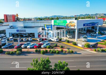 Agence automobile de Chevrolet, automobile Rio Sonora, vente de voitures à Paseo Río Sonora ou Vado del Rio Sonora. Hermosillo, Mexique. (Photo par Luis Gutierrez / Norte Banque D'Images