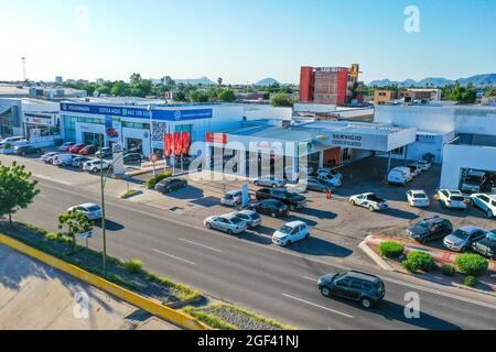 Agence automobile de Chevrolet, automobile Rio Sonora, vente de voitures à Paseo Río Sonora ou Vado del Rio Sonora. Hermosillo, Mexique. (Photo par Luis Gutierrez / Norte Banque D'Images