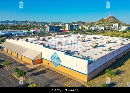 DOMAINE de vente en gros DE SAMS Club sur Paseo Río Sonora ou Vado del Rio Sonora. Hermosillo, Mexique. (Photo de Luis Gutierrez / NortePhoto.com) Bodega de mayo Banque D'Images