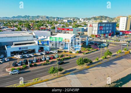 Agence automobile de Chevrolet, automobile Rio Sonora, vente de voitures à Paseo Río Sonora ou Vado del Rio Sonora. Hermosillo, Mexique. (Photo par Luis Gutierrez / Norte Banque D'Images