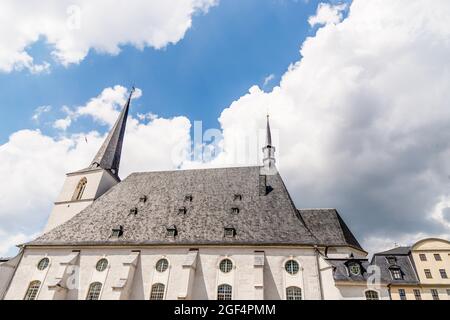 Eglise Saint-Pierre et Paul ou Eglise Herder à Weimar, Thuringe, Allemagne Banque D'Images