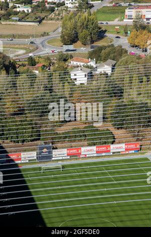 Estádio Municipal de Braga projeto arq. Eduardo Souto Moura Braga - Portugal Banque D'Images