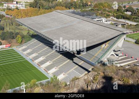 Estádio Municipal de Braga projeto arq. Eduardo Souto Moura Braga - Portugal Banque D'Images