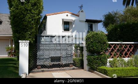Beverly Hills, Californie, États-Unis 20 août 2021 UNE vue générale de l'atmosphère du producteur Daryl Zanuck et directeur Gregory Ratoff ancienne maison/maison au 510 N. Hillcrest Road le 20 août 2021 à Beverly Hills, Californie, États-Unis. Photo par Barry King/Alay stock photo Banque D'Images