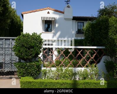 Beverly Hills, Californie, États-Unis 20 août 2021 UNE vue générale de l'atmosphère du producteur Daryl Zanuck et directeur Gregory Ratoff ancienne maison/maison au 510 N. Hillcrest Road le 20 août 2021 à Beverly Hills, Californie, États-Unis. Photo par Barry King/Alay stock photo Banque D'Images