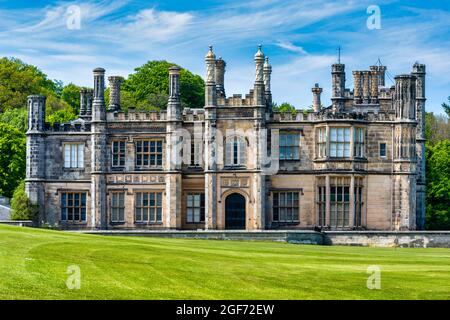 Extérieur de Dalmeny House près du sud du Queensferry en Écosse, Royaume-Uni Banque D'Images