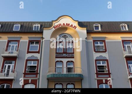 Hotel Miramar, hôtel 5 étoiles, bâtiment historique datant de 1903, Westerland, Sylt, Iles frisonnes du Nord, Schleswig-Holstein Banque D'Images