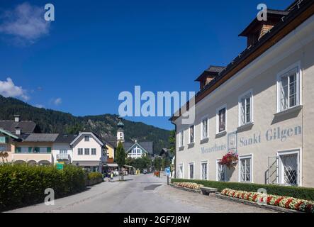 Mozarthaus, Sankt Gilgen am Wolfgangsee, Salzkammergut, Land Salzbourg, Autriche Banque D'Images
