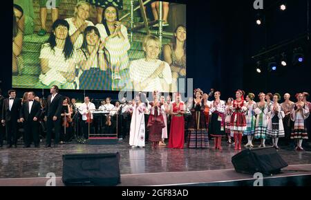 23 août 2021 Grand concert d'artistes de l'Odessa National Academic Opera and Ballet Theatre 'padshchina'. Ukraine, heure d'été. Crédit : Arkadiy Luchak/Alay Live News Banque D'Images