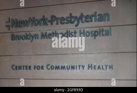 New York Presbyterian Brooklyn Methodist Hospital Park Slope NYC Banque D'Images