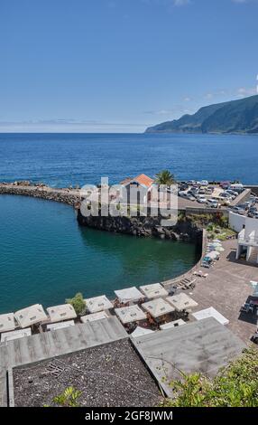 Seixal Village, côté nord de l'île de Madère Banque D'Images