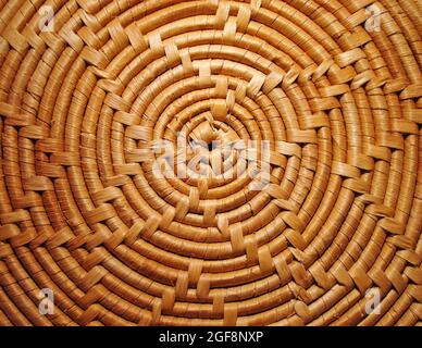 Artisanat avec paille naturelle, Brésil Banque D'Images