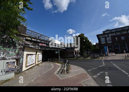 S-Bahnhof à Berlin-Zehlendorf, Allemagne Banque D'Images