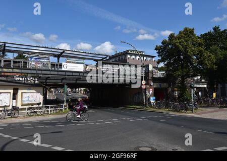 S-Bahnhof à Berlin-Zehlendorf, Allemagne Banque D'Images