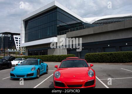 Porche Experience Center, Sport Driving School, Atlanta, Géorgie, Banque D'Images