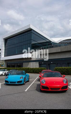 Porche Experience Center, Sport Driving School, Atlanta, Géorgie, Banque D'Images