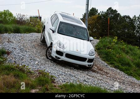 Porche Experience Center, Sport Driving School, Atlanta, Géorgie, Banque D'Images