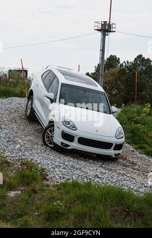 Porche Experience Center, Sport Driving School, Atlanta, Géorgie, Banque D'Images