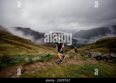 Triathlon Helvellyn - septembre 6th 2020 Banque D'Images