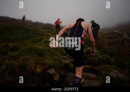 Triathlon Helvellyn - septembre 6th 2020 Banque D'Images