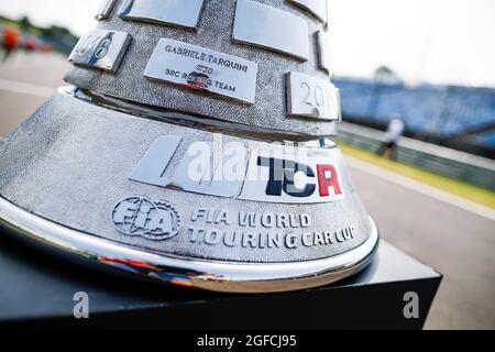 Trophée WTCR lors de la course WTCR 2021 de la FIA en Hongrie, 4ème tour de la FIA World Touring car Cup 2021, Hungaroring, du 20 au 22 août 2021 à Budapest - photo Florent Gooden / DPPI Banque D'Images