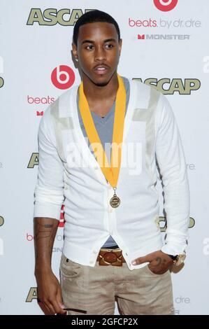 Singer Jeremih assiste aux arrivées de la 23e édition annuelle des ASCAP Rhythm & Soul Awards à l'hôtel Beverly Hilton le 25 juin 2010 à Los Angeles, Californie. Banque D'Images