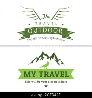 Logo Travel outdoor Recreation Illustration de Vecteur