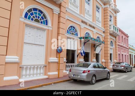 GIBARA, CUBA - 29 JANVIER 2016 : Hôtel Ordono dans le village de Gibara Cuba Banque D'Images