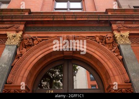 Brooklyn, bâtiment historique de la société à New York Banque D'Images