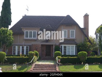 Beverly Hills, Californie, États-Unis 24 août 2021 UNE vue générale de l'atmosphère du réalisateur Richard Benjamin et de l'actrice Paula Prentiss, de l'acteur Arnold Lee, de l'acteur Rod la Rocque et de l'actrice Vilma Banky l'ancienne maison/maison le 24 août 2021 à Beverly Hills, Californie, États-Unis. Photo par Barry King/Alay stock photo Banque D'Images