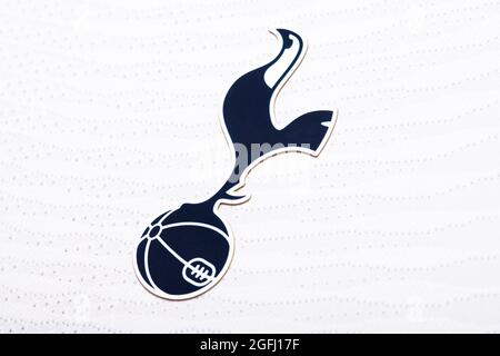 Gros plan du kit Tottenham Hotspur 2020/21. Banque D'Images