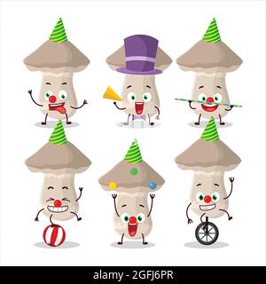 Personnage de dessin animé de tabouret avec divers spectacles de cirque. Illustration vectorielle Illustration de Vecteur