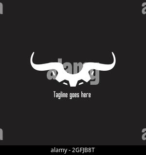 bull et gear combinaison simple logo design exclusif inspiration Illustration de Vecteur