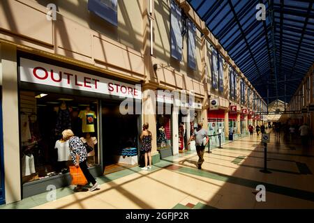 Ellesmere Port, le centre commercial Port Arcades Banque D'Images