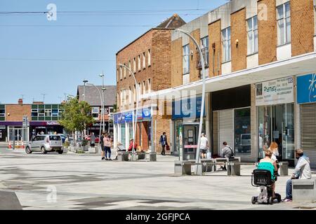 Ellesmere Port, le centre commercial Port Arcades Banque D'Images