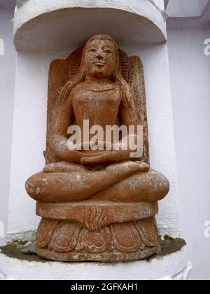 ADI Shankaracharya Idol, Temple Jagannath, Paduwa, Katni, Orissa, Inde Banque D'Images