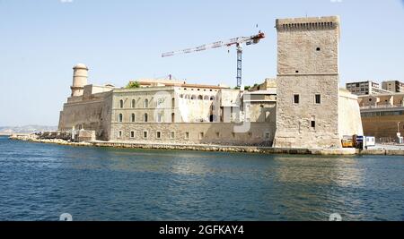 Forteresse de Saint-Jean à Marseille, France, Europe Banque D'Images