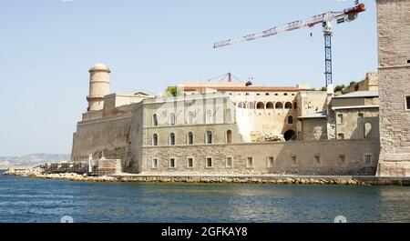 Forteresse de Saint-Jean à Marseille, France, Europe Banque D'Images