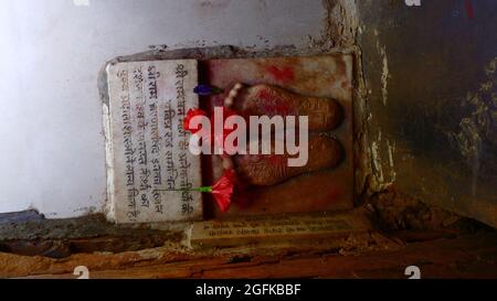 Empreinte de Lord RAM, Parc national de la vallée de Kanger, Bastar, Chhattisgarh, Inde Banque D'Images