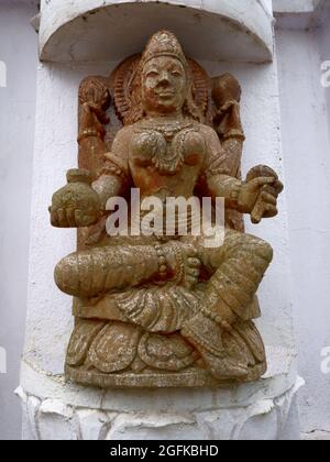 Statue de Kanakkadara, Temple de Jaganath, Paduwa, Katni, Orissa, Inde Banque D'Images