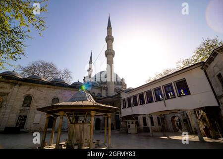 Mosquée Eyup Sultan à Istanbul Banque D'Images