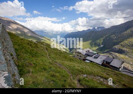 Grossglockner Hochalpenstrasse - route alpine pittoresque en Autriche Banque D'Images