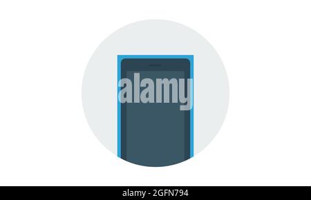 L'icône du smartphone, vector illustration Illustration de Vecteur