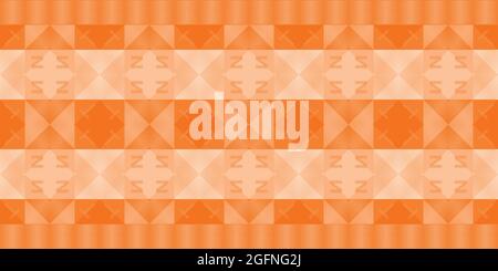 Tissu écossais tissu tartan orange coloré lignes icône décoration moderne abstrait texture fond d'écran motif sans couture illustration vectorielle Illustration de Vecteur
