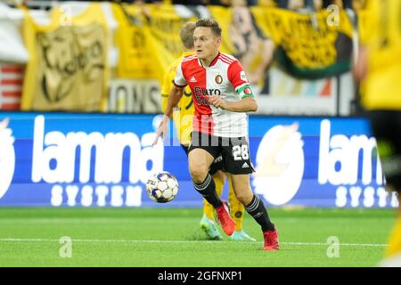 BORAS, SUÈDE - AOÛT 26 : Jens Toornstra de Feyenoord lors du match de la Ligue des conférences de l'UEFA entre IF Elfsborg et Feyenoord à l'arène de Boras le 26 août 2021 à Boras, Suède (photo de Yannick Verhoeven/Orange Pictures) Banque D'Images