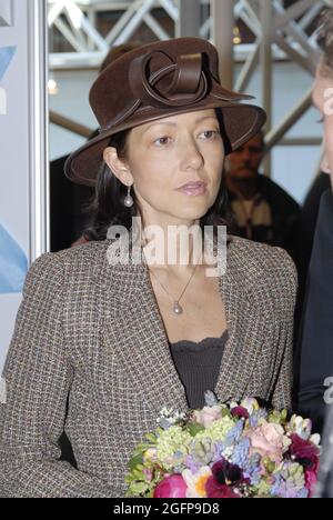 La princesse Alexandra du Danemark arrive et parle de la réalisation de journalisme jeune entreprise à la Maison Industri danoise au séminaire Weekedn à Copenhague Danemark avril 22,2006 (photo de Francis Dean/Dean Pictures) Banque D'Images