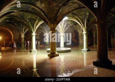 La citerne portugaise à El Jadida, l'ancienne Mazagan au Maroc Banque D'Images