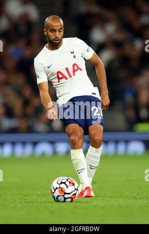 Stade Tottenham Hotspur, Londres, Royaume-Uni. 26 août 2021. Europa Conference League football, Tottenham Hotspur versus Pa&#xe7;os de Ferreira; Lucas de Tottenham Hotspur Credit: Action plus Sports/Alay Live News Banque D'Images