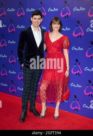 Londres, Royaume-Uni. 25 août 2021. Matt Richardson et Sam Rollinson assistent à la « Cendrillon » d'Andrew Lloyd Webber au Gillian Lynne Theatre. (Photo de Gary Mitchell/SOPA Images/Sipa USA) crédit: SIPA USA/Alay Live News Banque D'Images