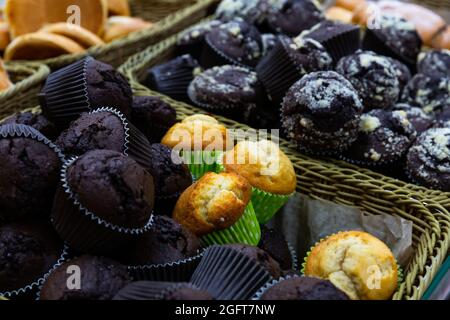 Magdalenas, muffins typiques de la plaine espagnole Banque D'Images